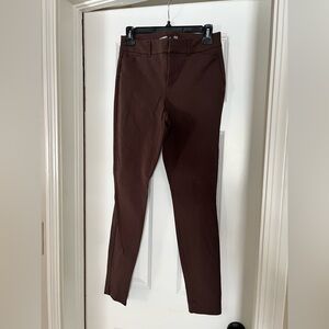 Old Navy Chocolate High-Rise Pixie Pants